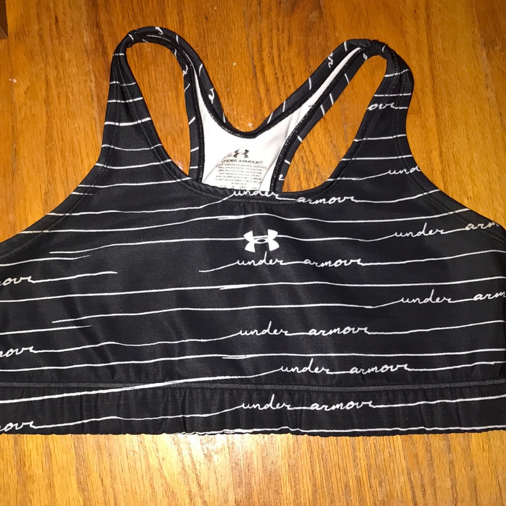 Under Armour Sports Bra Black Medium